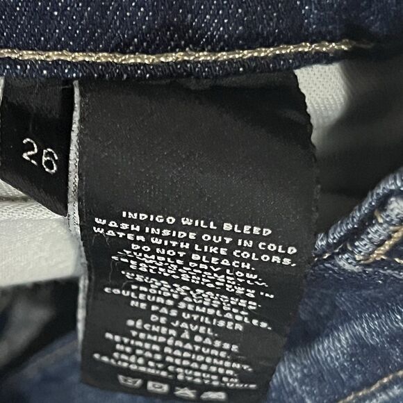 J. Brand Womens Size 26 Rosalie Button Fly Denim Blue Jean Skirt - Picture 3 of 4